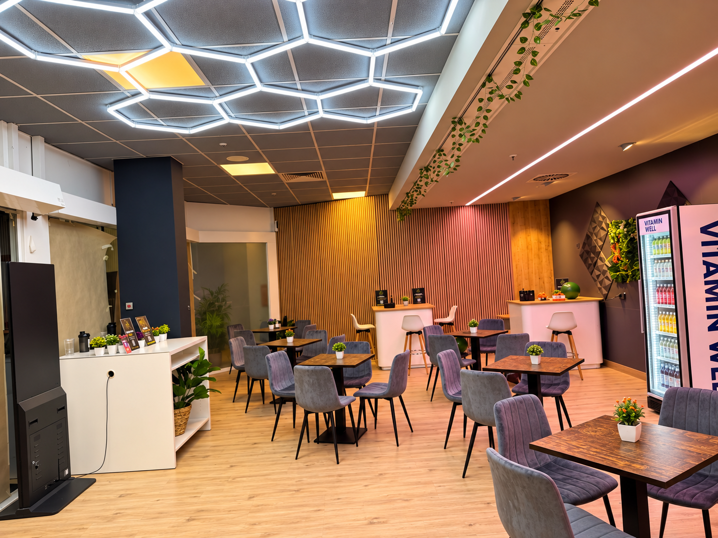 Sitzplätze im Protein House Augsburg